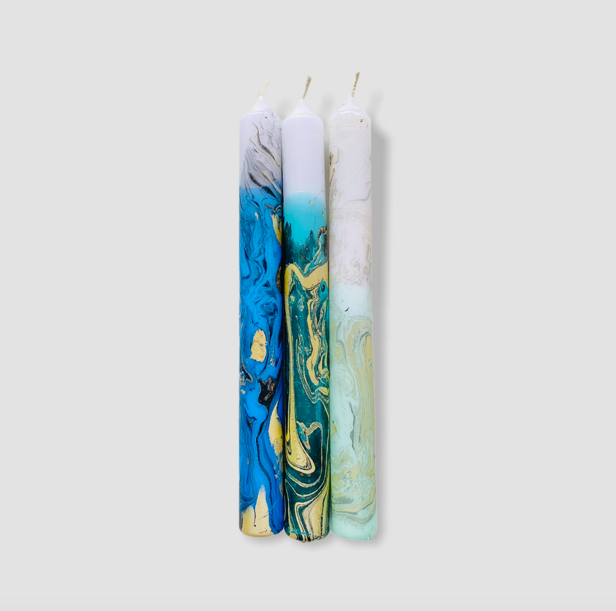 Load image into Gallery viewer, DIP DYE MARBLE CANDLES
