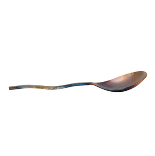 HAND FORGED STAINLESS STEEL SERVING SPOON