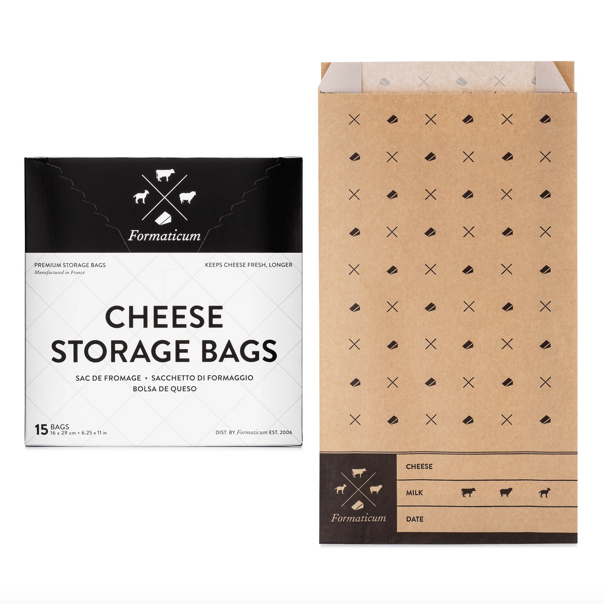 CHEESE STORAGE BAGS