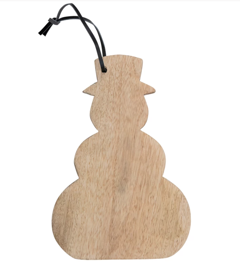 Load image into Gallery viewer, SNOWMAN CUTTING BOARD
