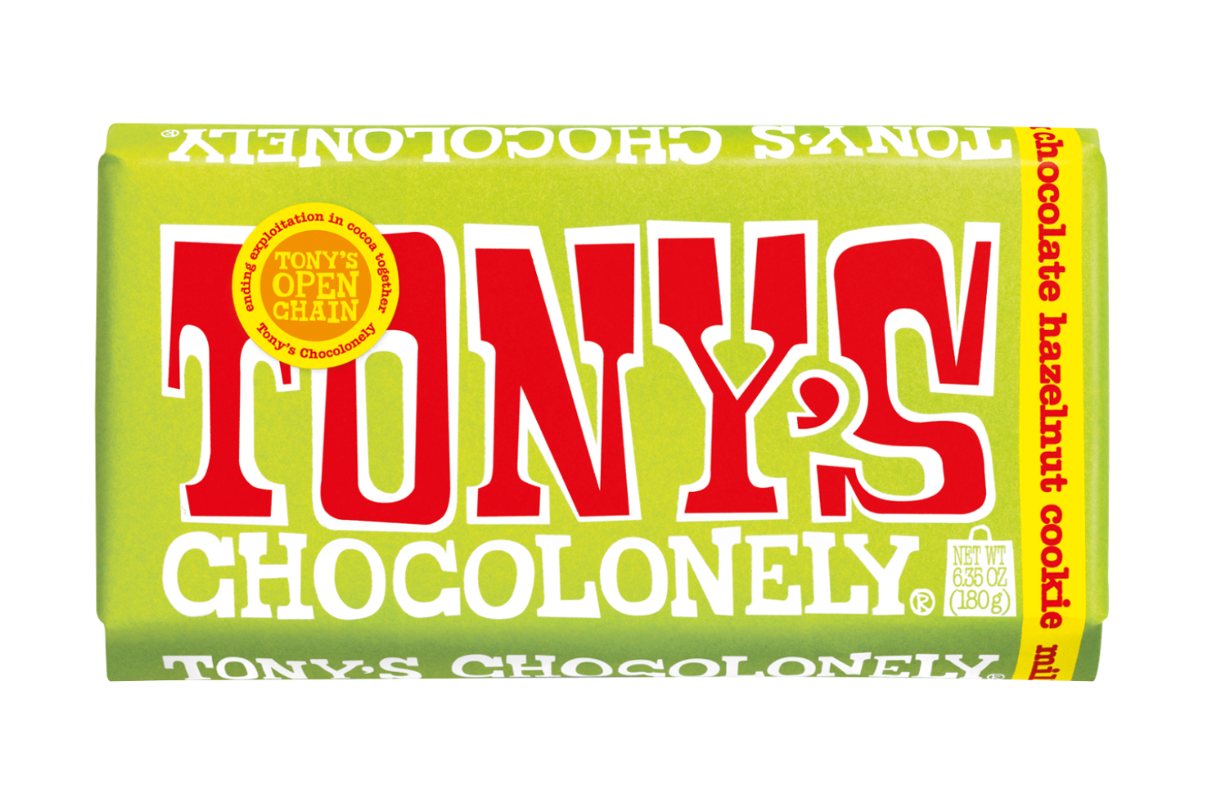 TONY'S CHOCOLONELEY BIG BAR - CHOCOLATE HAZELNUT COOKIE
