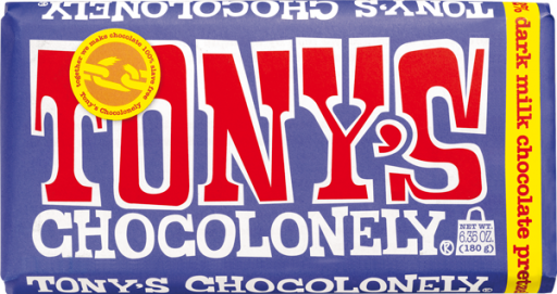 TONY_S_CHOCOLONELEY_BIG_BAR 90% DARK MILK CHOCOLATE PRETZEL