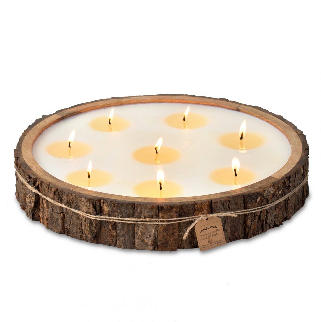 TREE BARK CANDLE POT XL - HIMALAYAN TRADING POST